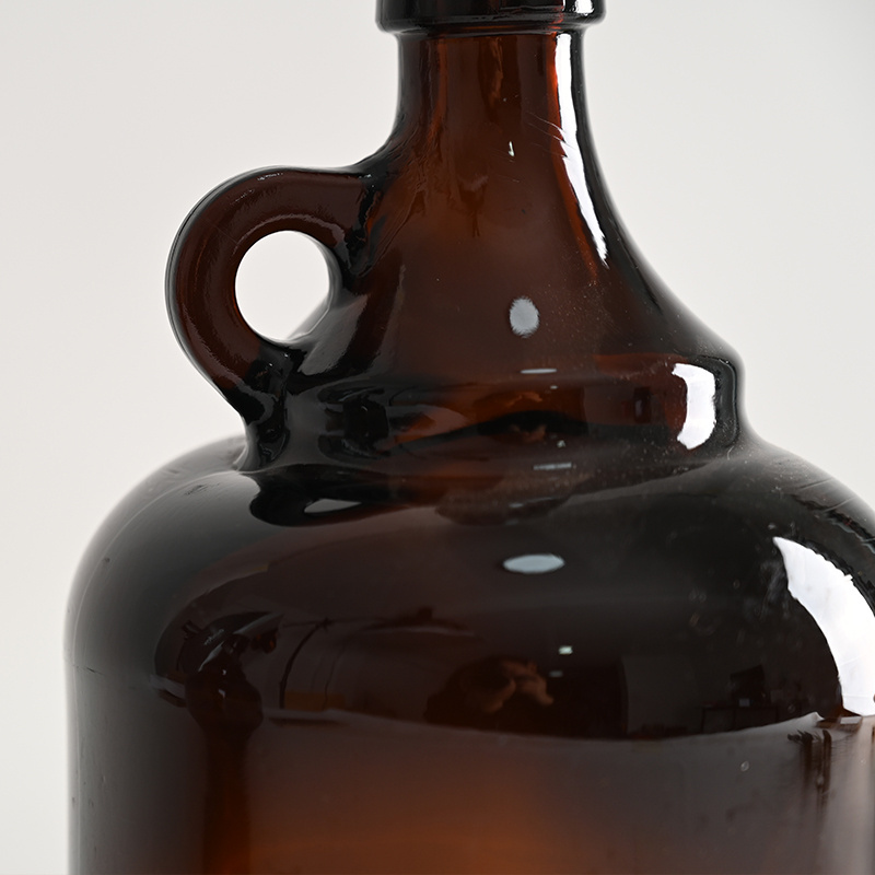 California Wine Bottle  Brown with Swing Top Brewed Beer  Glass Growler Bottles