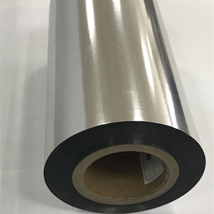 Factory custom high reflective metallized PET/PE plastic packaging film roll for flexible packaging and laminating