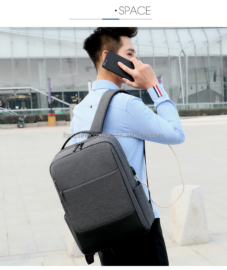 Factory Wholesale USB Charging Port Waterproof Travel Solar Power Laptop Backpack Other Backpacks Backpack