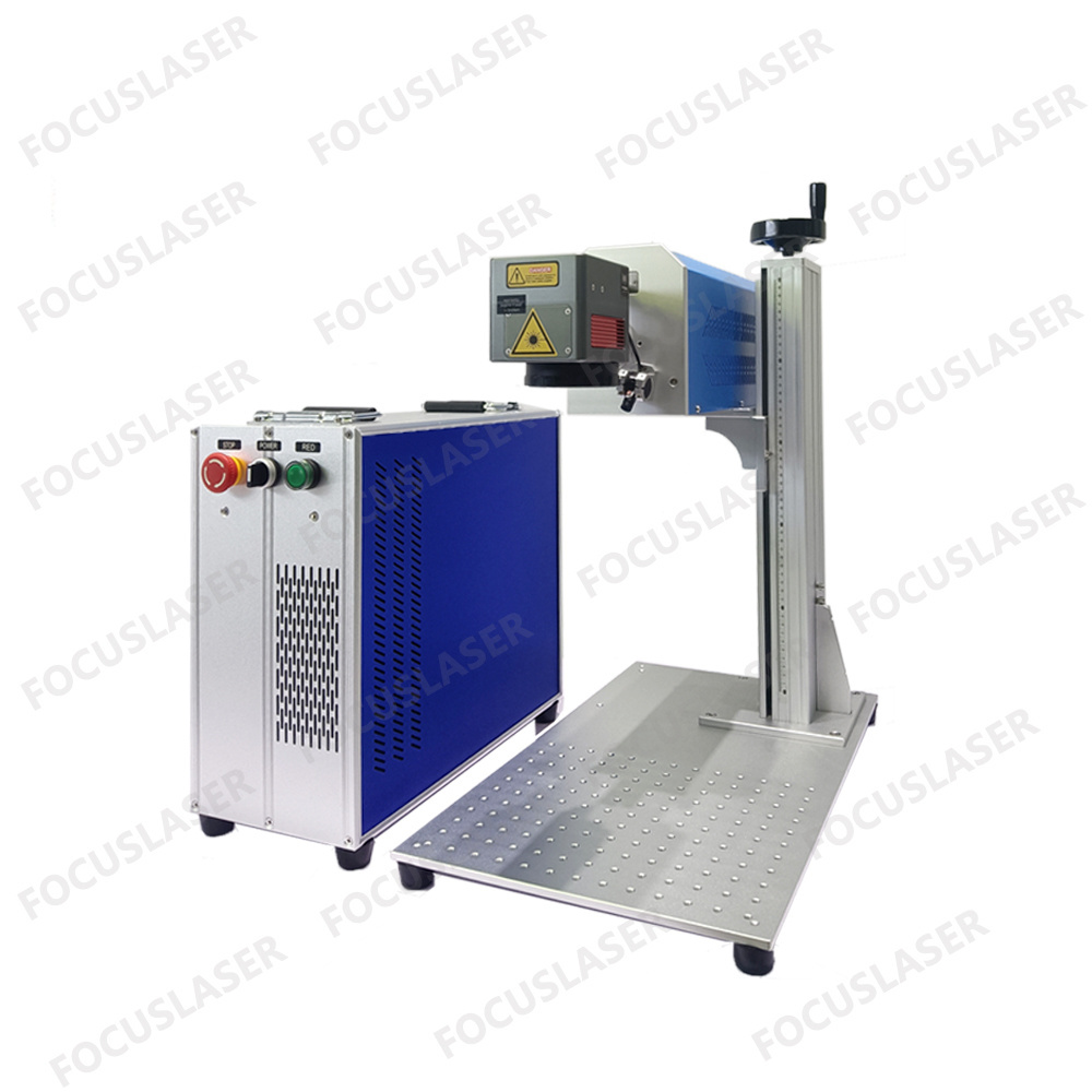 PET bottle laser marking machine Focuslaser co2 laser marking for production line expiry date for water bottle