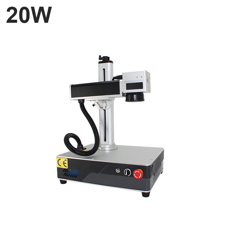 20w 30w EZCAD2 Mini fiber laser marking machine marker for metal SS CS plastic silver ring logo jewelry engraving machine