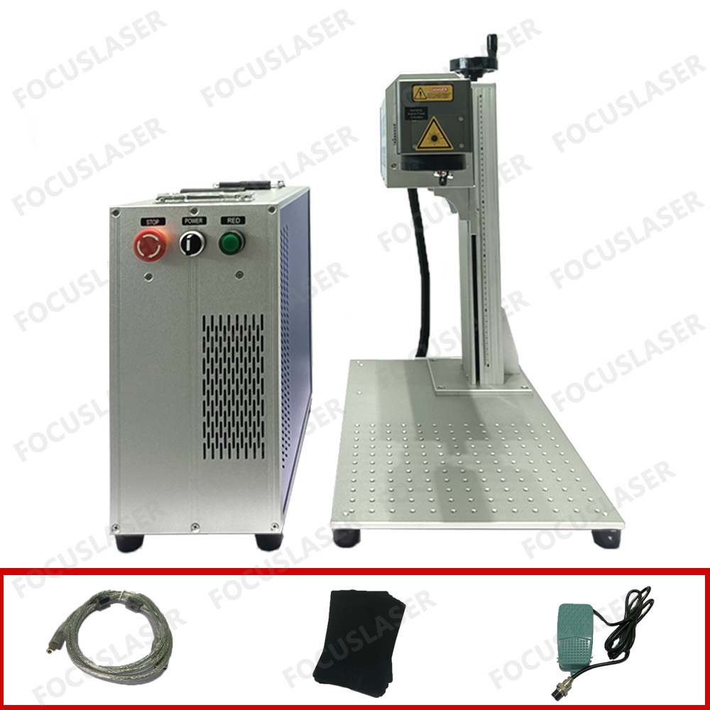 PET bottle laser marking machine Focuslaser co2 laser marking for production line expiry date for water bottle