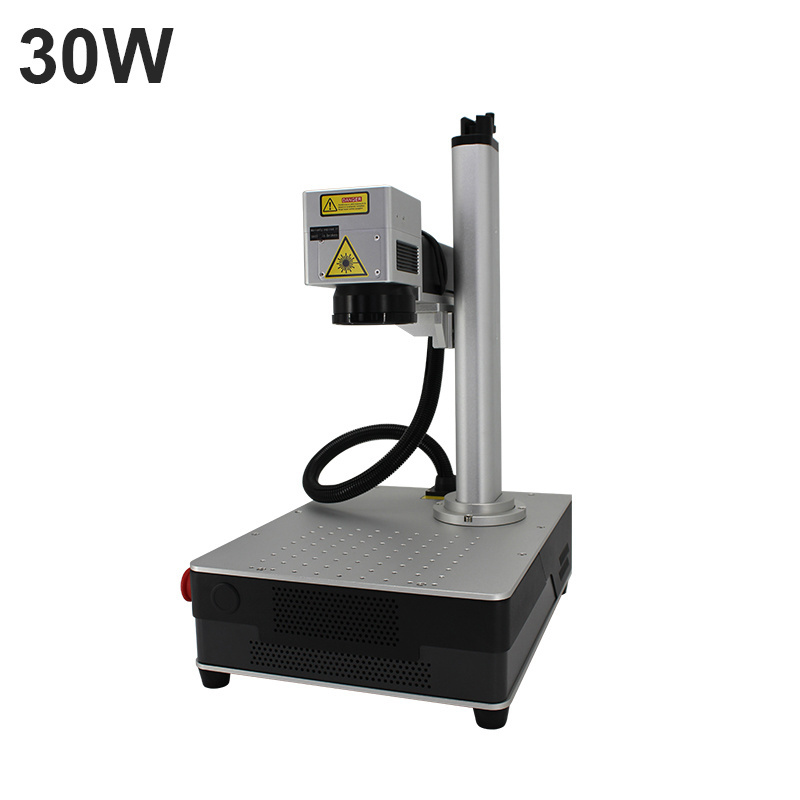 20w 30w EZCAD2 Mini fiber laser marking machine marker for metal SS CS plastic silver ring logo jewelry engraving machine