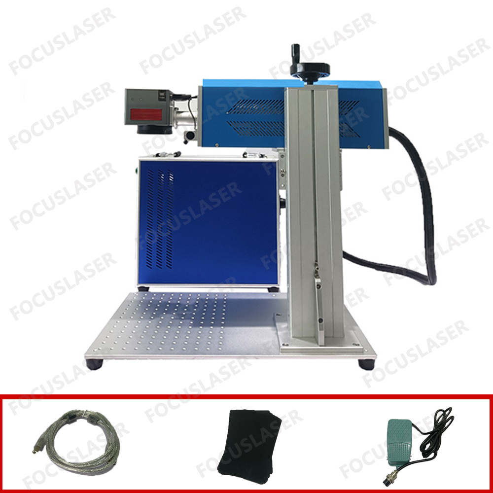 PET bottle laser marking machine Focuslaser co2 laser marking for production line expiry date for water bottle