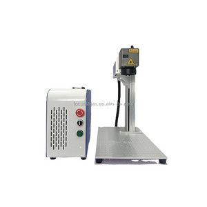 Focuslaser 50W Laser Cut And Engraving Gold And Silver Jewelry 20w 30w Fiber Mopa Laser Machine Color Marking High Efficient