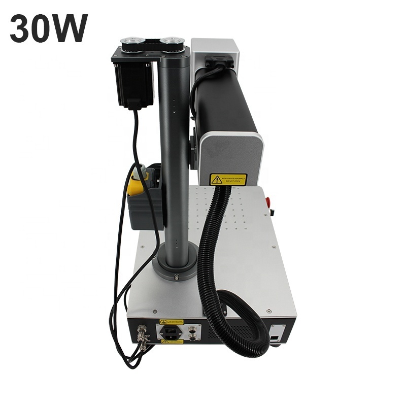 20W/30W Auto-Focusing Laser Marker Engraver Surface Auto-Focusing Laser Etching Machine Supports PLT/BMP Hotels Other Industries