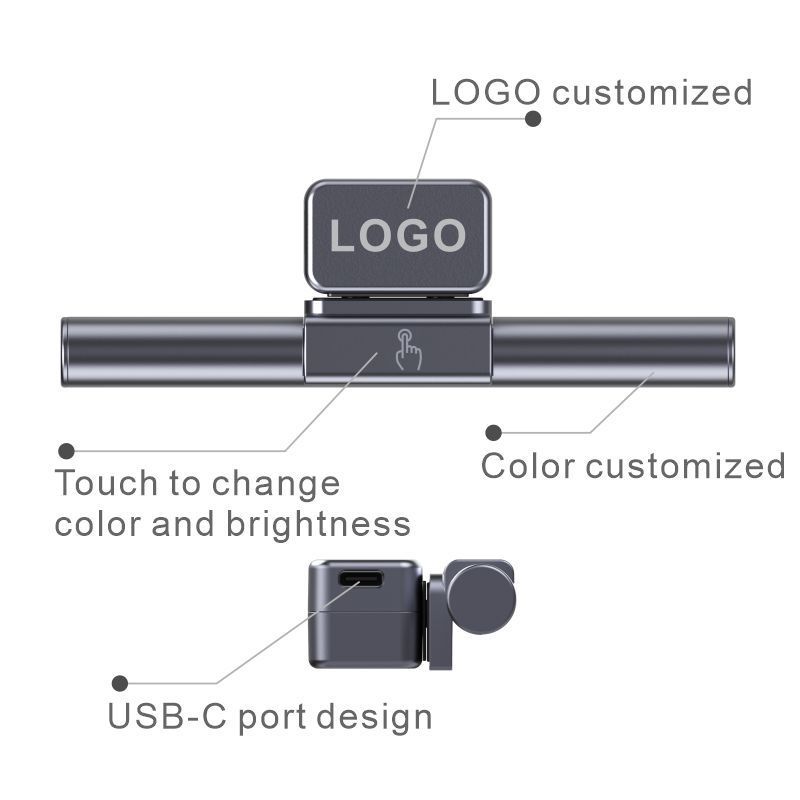 Lampara Monitor, Lampara LED de Tareas, Lampara LED para monitor con regulacion automaticay function de ajuste de tono