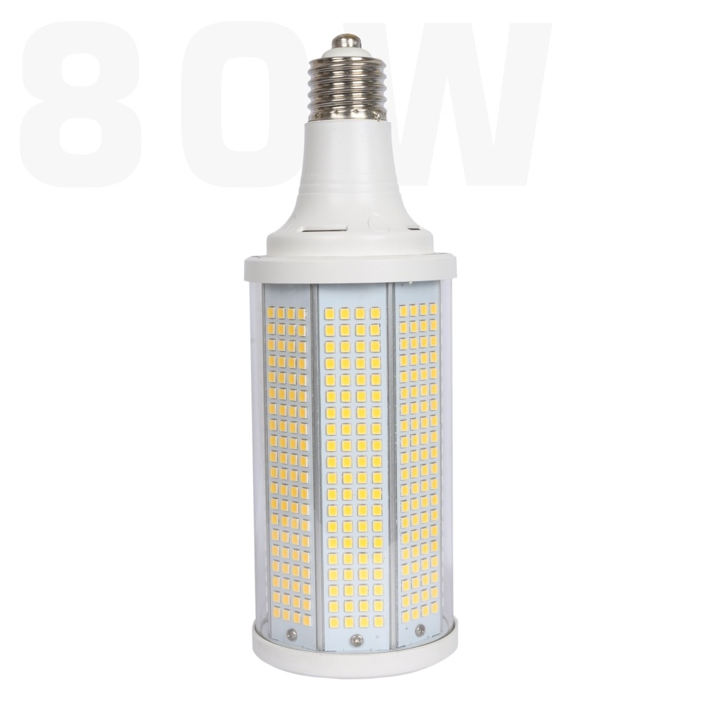 High Power 80W 10000 lumen HPS MH LED HID Bulb LED E26 E27 E39 E40 LED Lightbulb