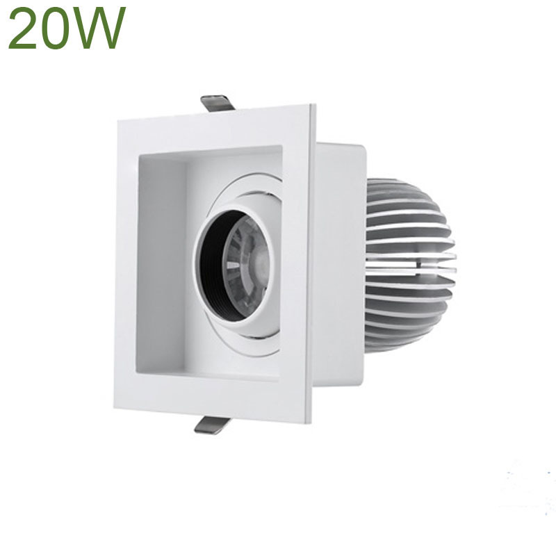 1513 12W Ceiling Square Shape Recessed LED Light Spot Recess Square Down Light