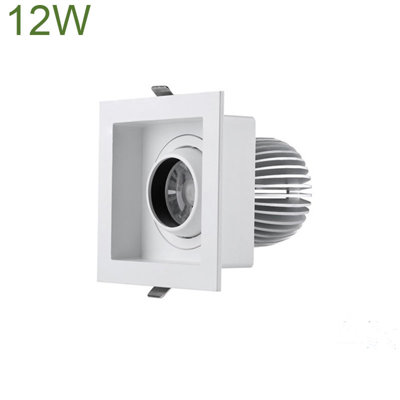 1513 12W Ceiling Square Shape Recessed LED Light Spot Recess Square Down Light