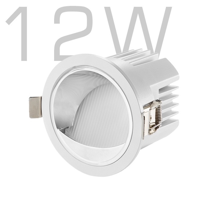 12W Polarized Downlight Anti Glare Narrow Beam Celling Downlight Down Light LED Wall Washer Spot Light