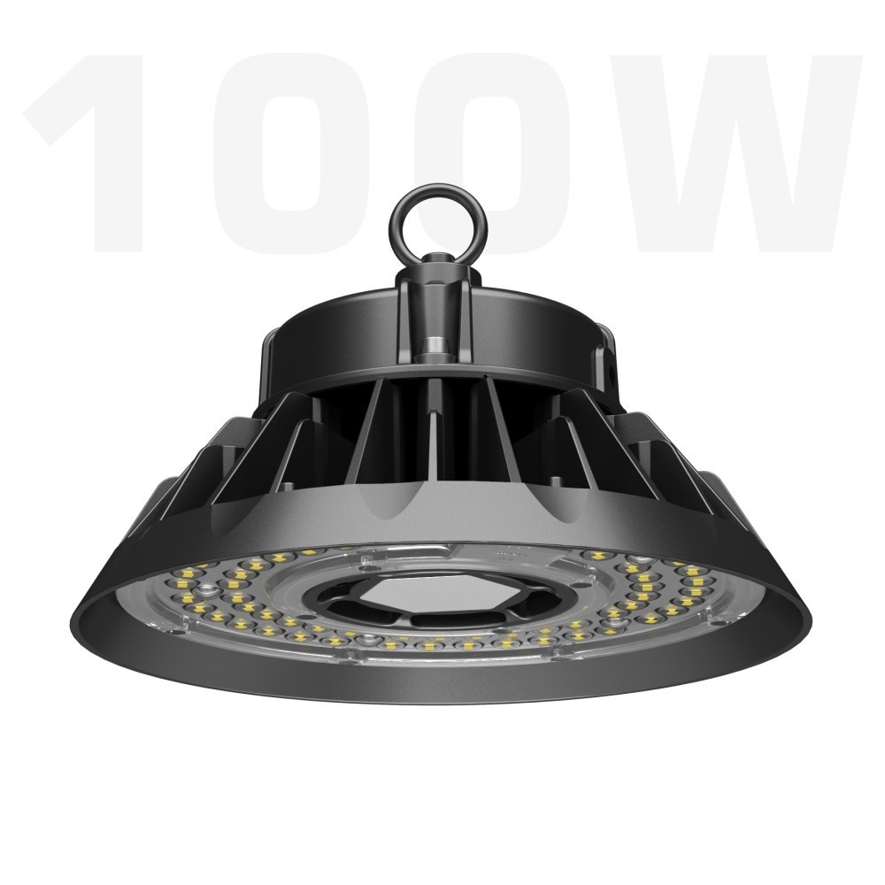 LED High Bay Light Shop Industrial Warehouse IP65 IP66 Waterproof 100W 100 Watt Hi Highbay UFO LED High Bay Light for Exhibition