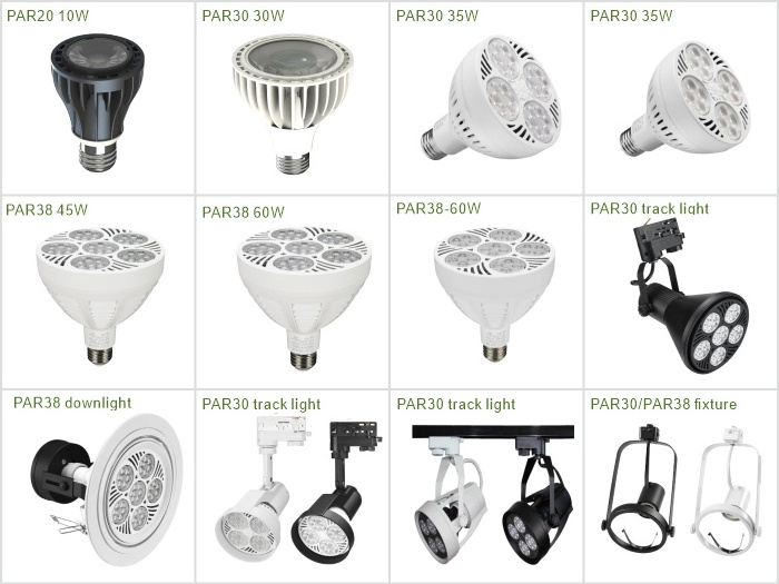 30W PAR30 110V E26 E27 4000K 6000K 10000K 12000K ETL rohs PAR30 LED Light PAR30 Jewelry Light PAR30 PAR 30 LED Bulb with fan