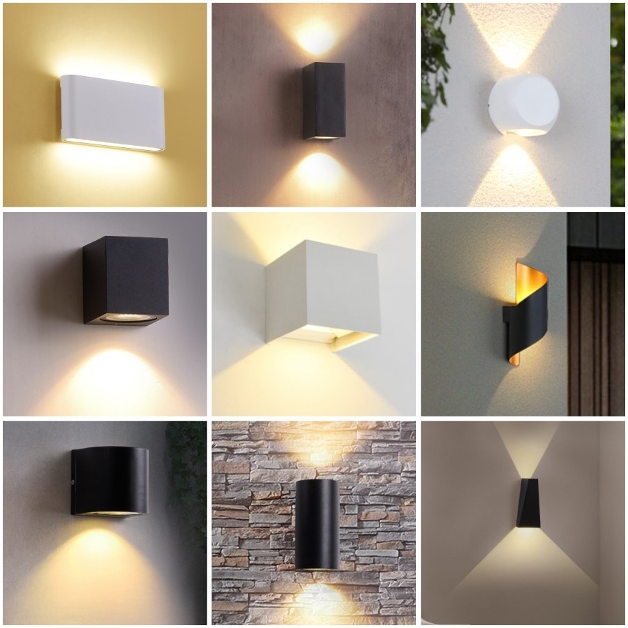 Wall Mounted Waterproof IP54 Bathroom Modern Staircase Corridor Indoor Outdoor LED Wall Light, Lampara para Escalera