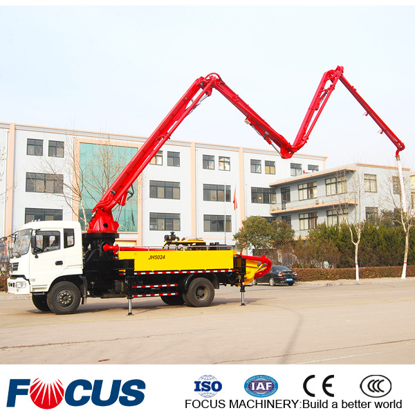 18m, 21m small concrete pump truck, truck mounted concrete pump with factory price