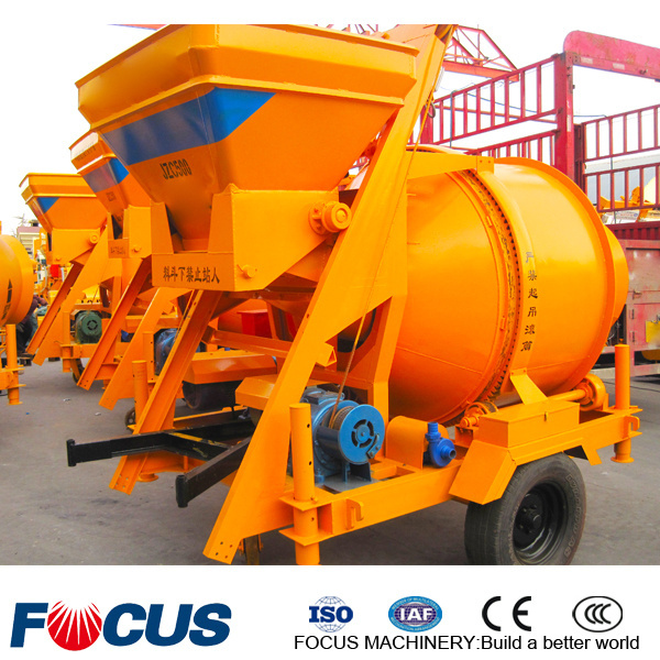 High Quality Construction Industry Diesel Self Loading Lifting Concrete Mixer Machine