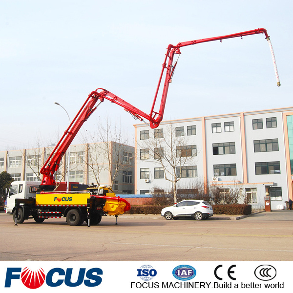 18m, 21m small concrete pump truck, truck mounted concrete pump with factory price