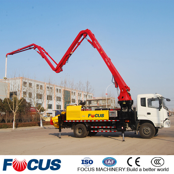 18m, 21m small concrete pump truck, truck mounted concrete pump with factory price