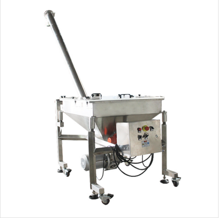 2024 hot product rice hopper feeder with auger screw stainless steel auger for powder manufacturer Focus Machinery