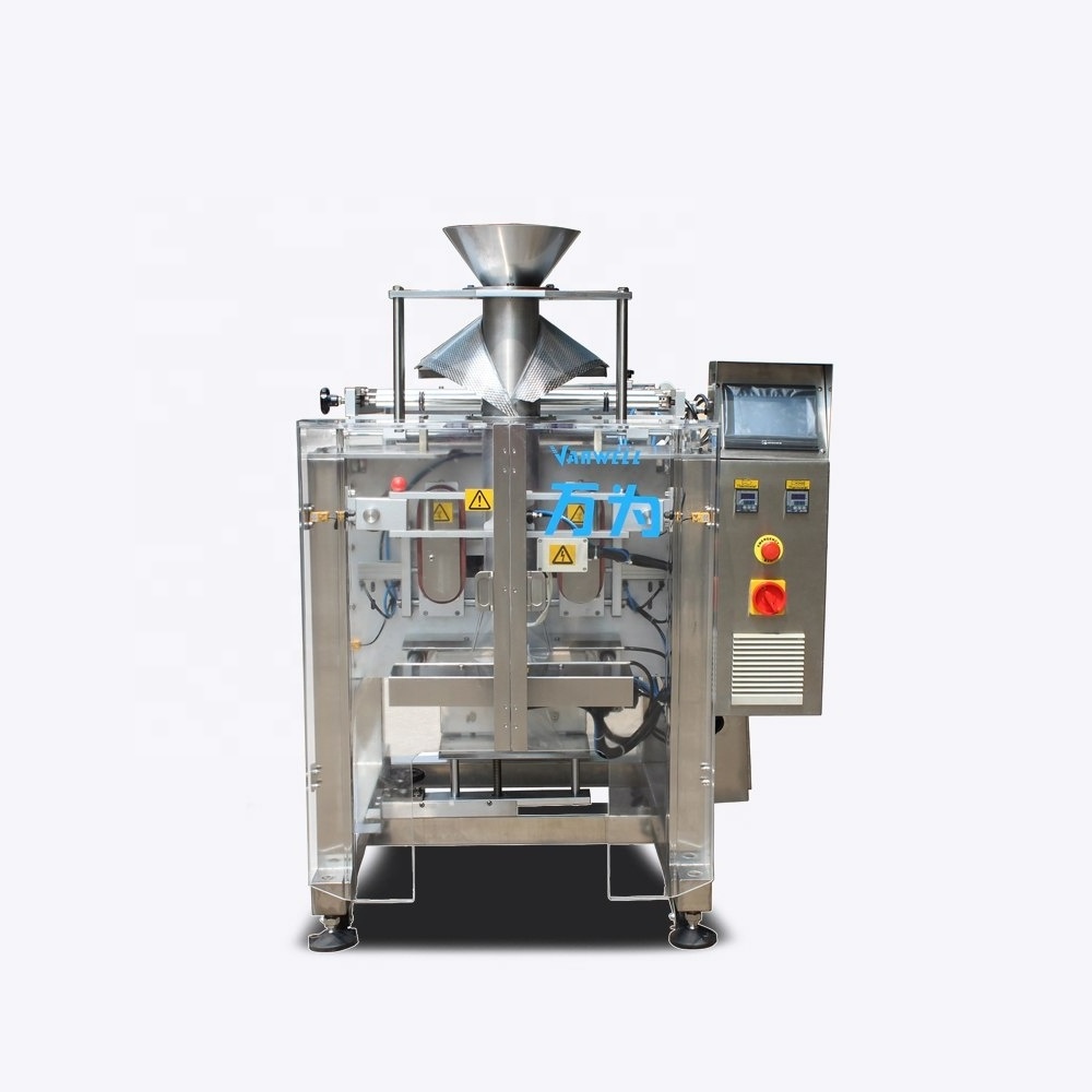 Automatic Vertical Frozen Food Packing Machine with Multihead Weigher for Dumplings Meat Balls etc