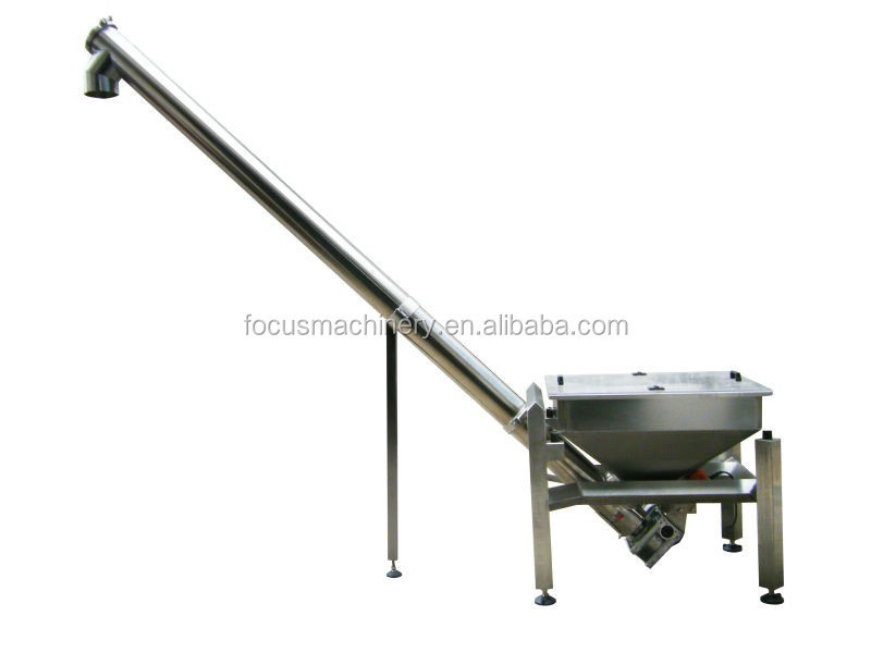 2024 hot product rice hopper feeder with auger screw stainless steel auger for powder manufacturer Focus Machinery