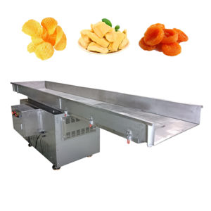 Fragile Food Use Automatic Vibrating Stainless Steel Fast Back Snack Food Power And Free Conveyor