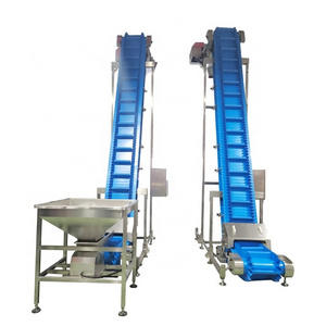 food conveyor belt side wall inclined conveyor stainless frame food grade belt conveyor