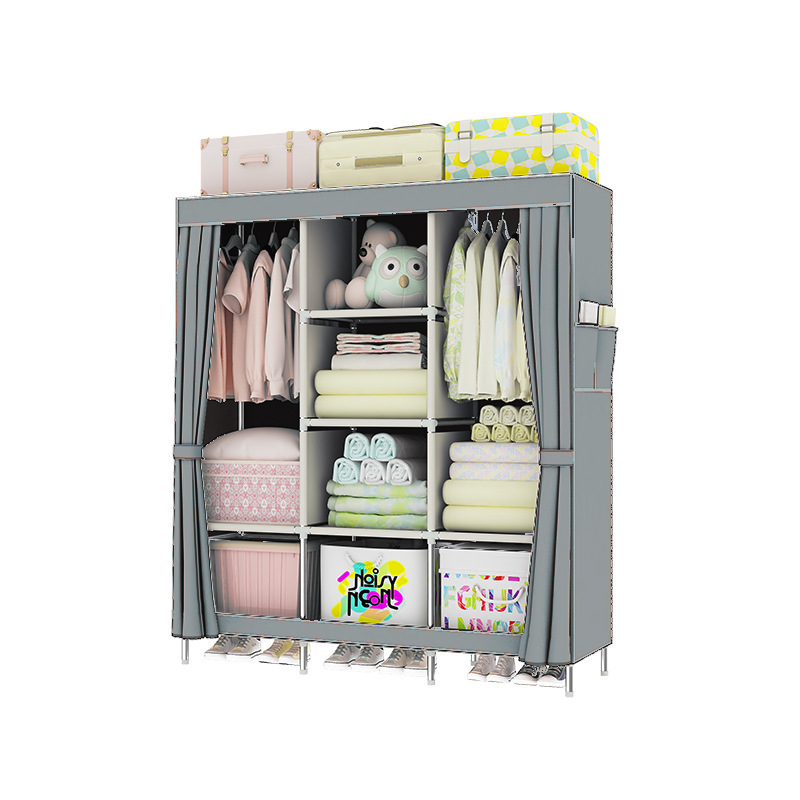 ULT-WGJ01 Modern closet organizer clothes multilayer folding collapsible cloth portable foldable wardrobes