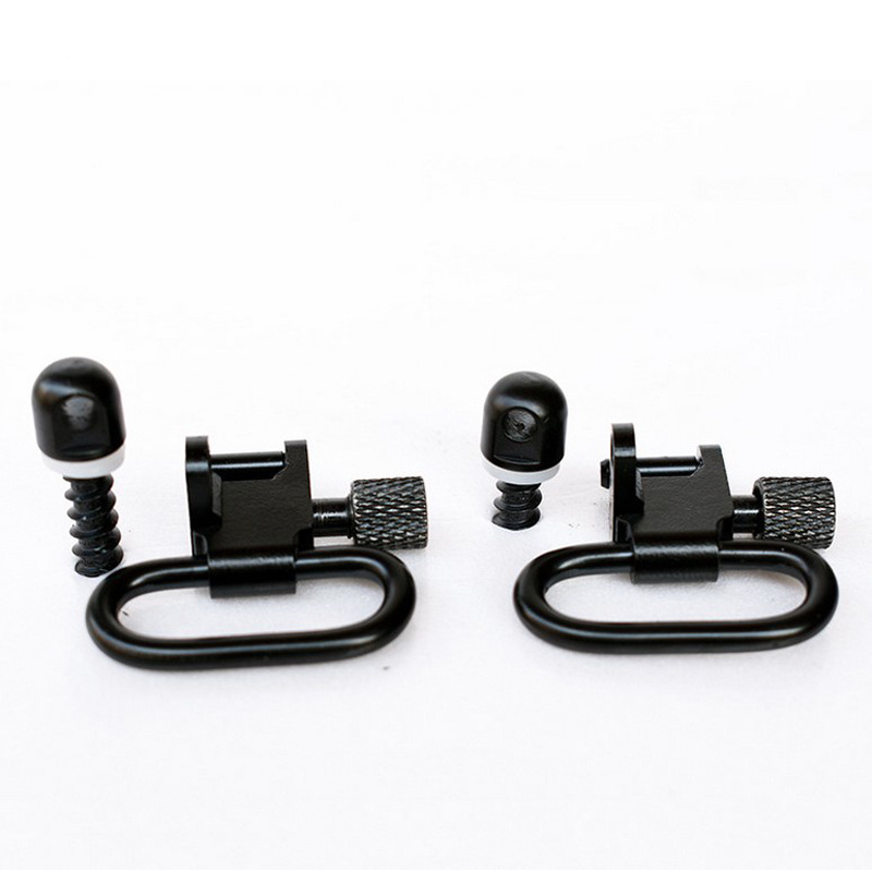 One Pair Sling with Studs 1 inch and 1.25 inch Heavy Duty Metal QD Swivel