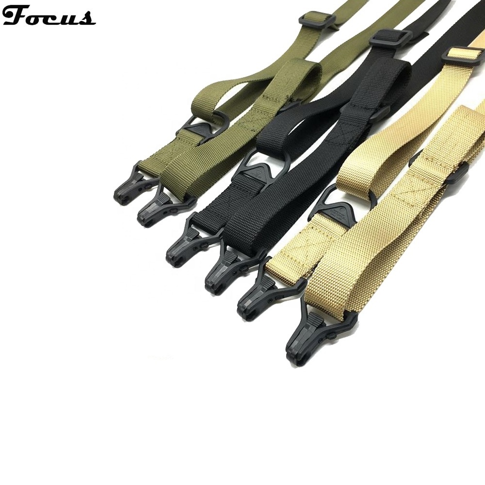 Fast Transition One Point Adjustable Length Sling 2 Point Loop Strap Sling Lanyard Multi Mission Nylon Shoulder Strap