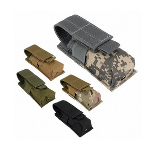 Tactical M5 Flashlight Holster Molle Single Magazine Pouch Torch Holder Utility EDC Tool Outdoor Hunting Tools Light Bag