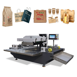 Single  Pass Direct to Digital Carton Package Printer Corrugated Box Pizza Box Postcard Envelope Flyer Napkin Paper Shopping Bag