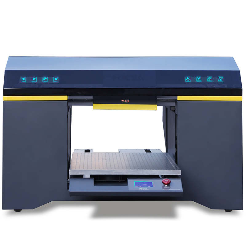 Focus Inc A2 UV Flatbed Inkjet Digital LED UV DTF Printing Machine UV Printer for PVC ID Card