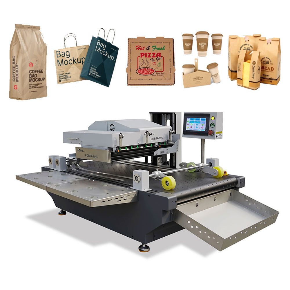 packaging printer corrugated cardboard carton pizza box envelope paper bag digital inkjet paper cup printer printing machine