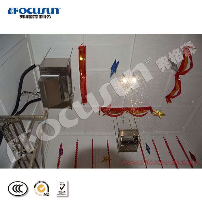 Focusun  low price FAS-650G Artificial Snow Ice Falling Making Machine with high quality