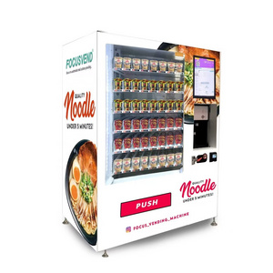 New arrival automatic ramen noodle vending machine with hot water