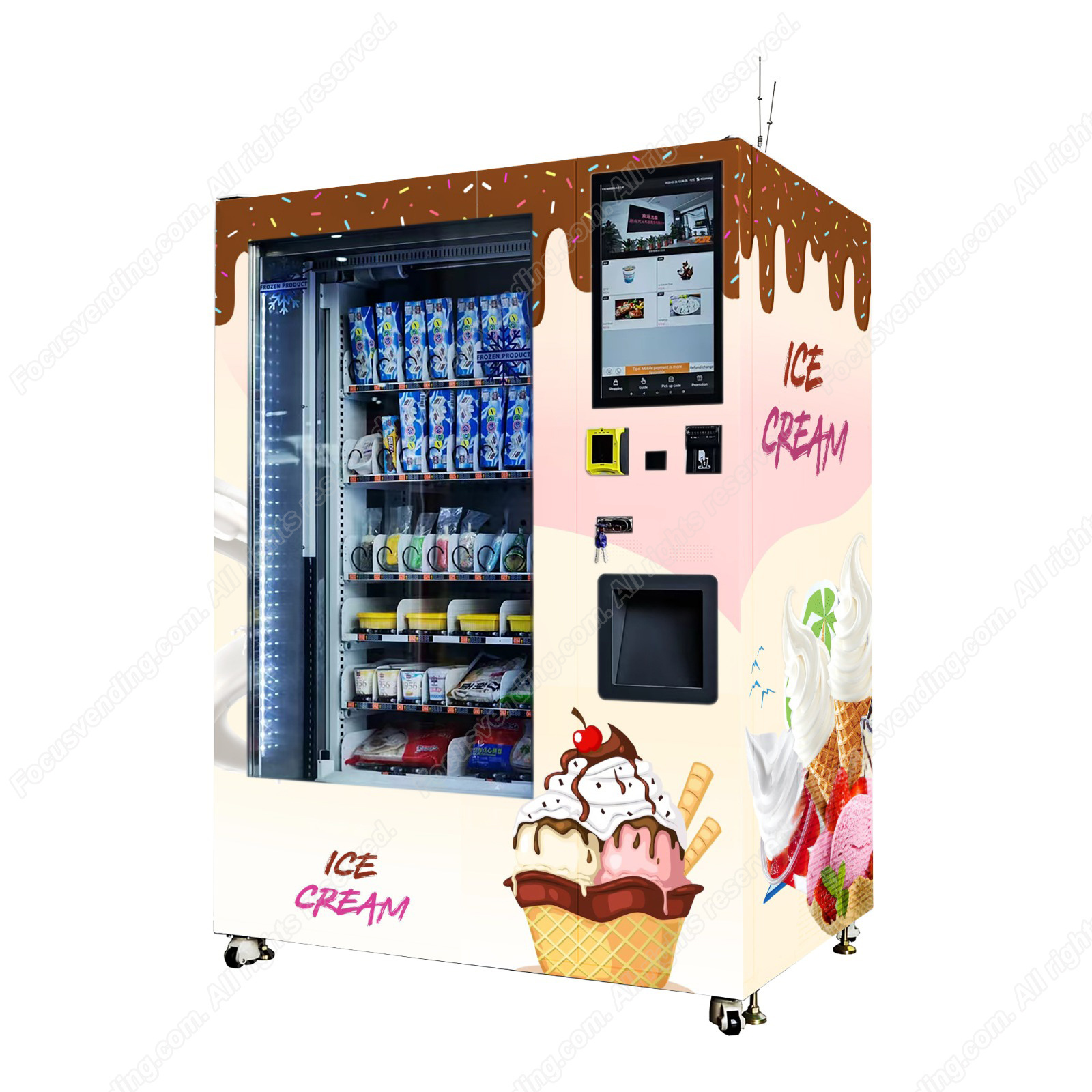 Automatic vertical style chips nuts and snacks filling and packaging machine XY Axis Lift System Refrigerator