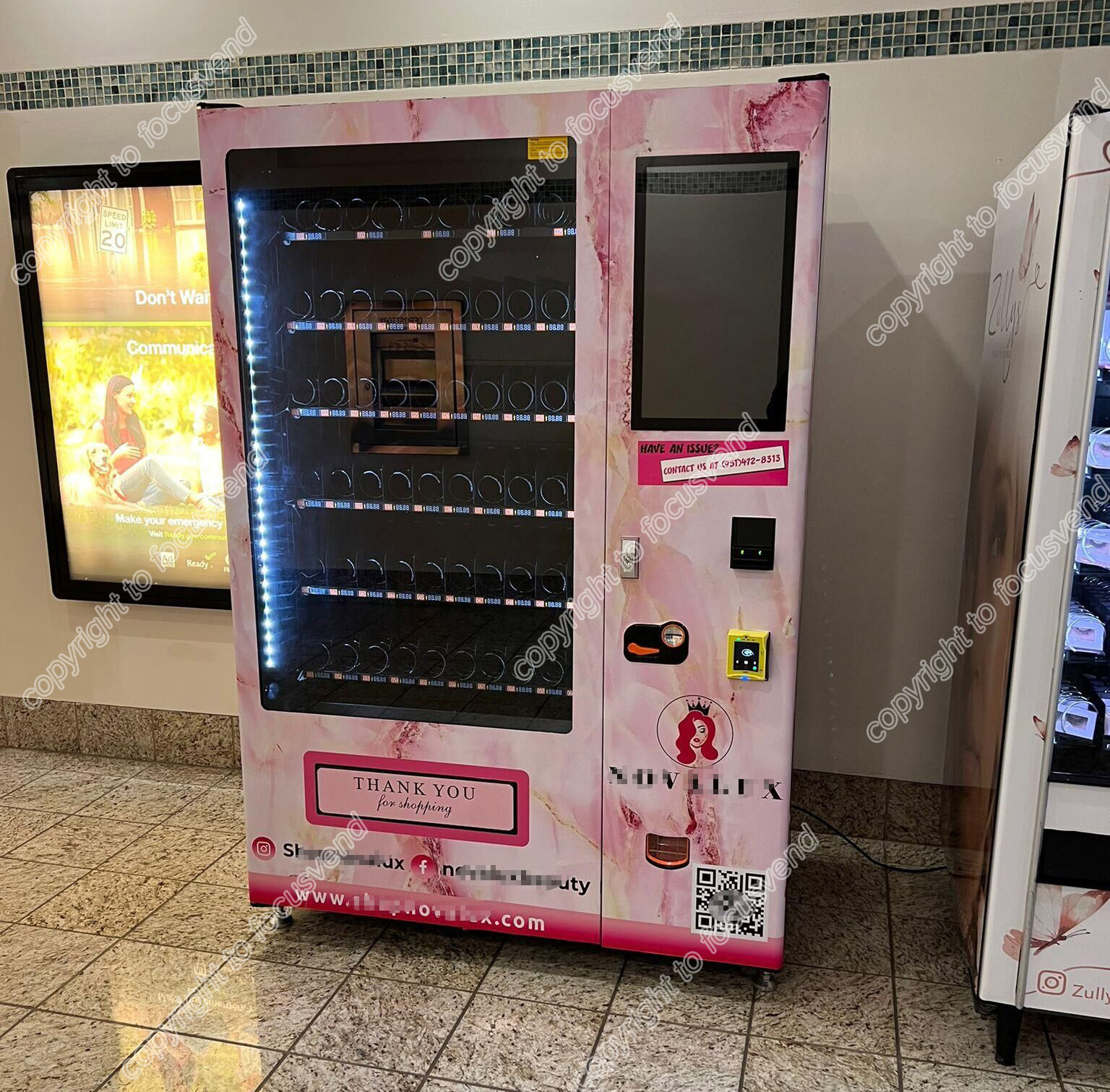 new shoes cleaning vending machine or vending machine umbrella  which is card operated  vending machine