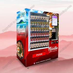 New arrival cup noodles vending machine with hot water outflow adjustable