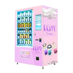 Bubble Tea Cooling Vending Machine With Elevator System