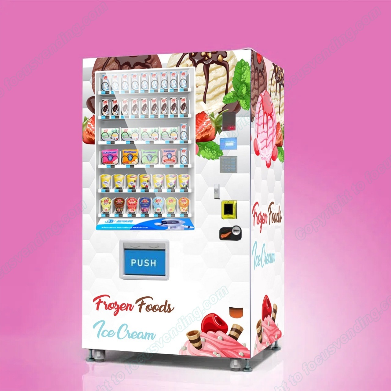 Ice Lollies vending machine suitable for commercial place