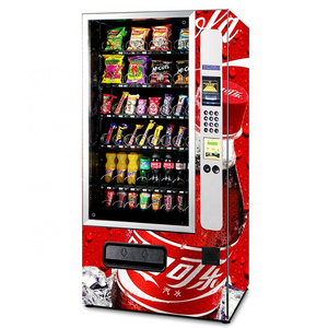 Automatic medium mechanical snack and drink combo vending machine