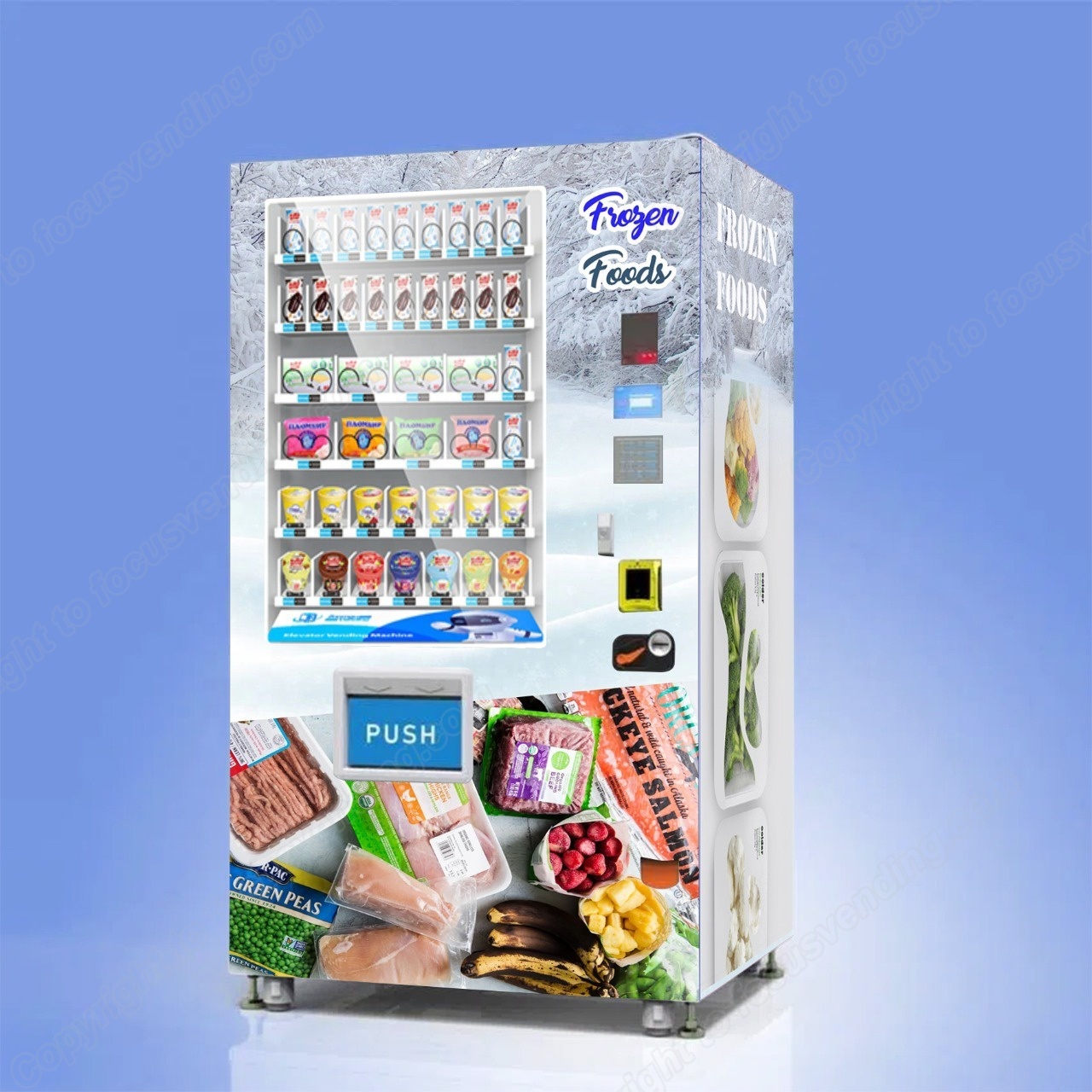 Ice Lollies vending machine suitable for commercial place