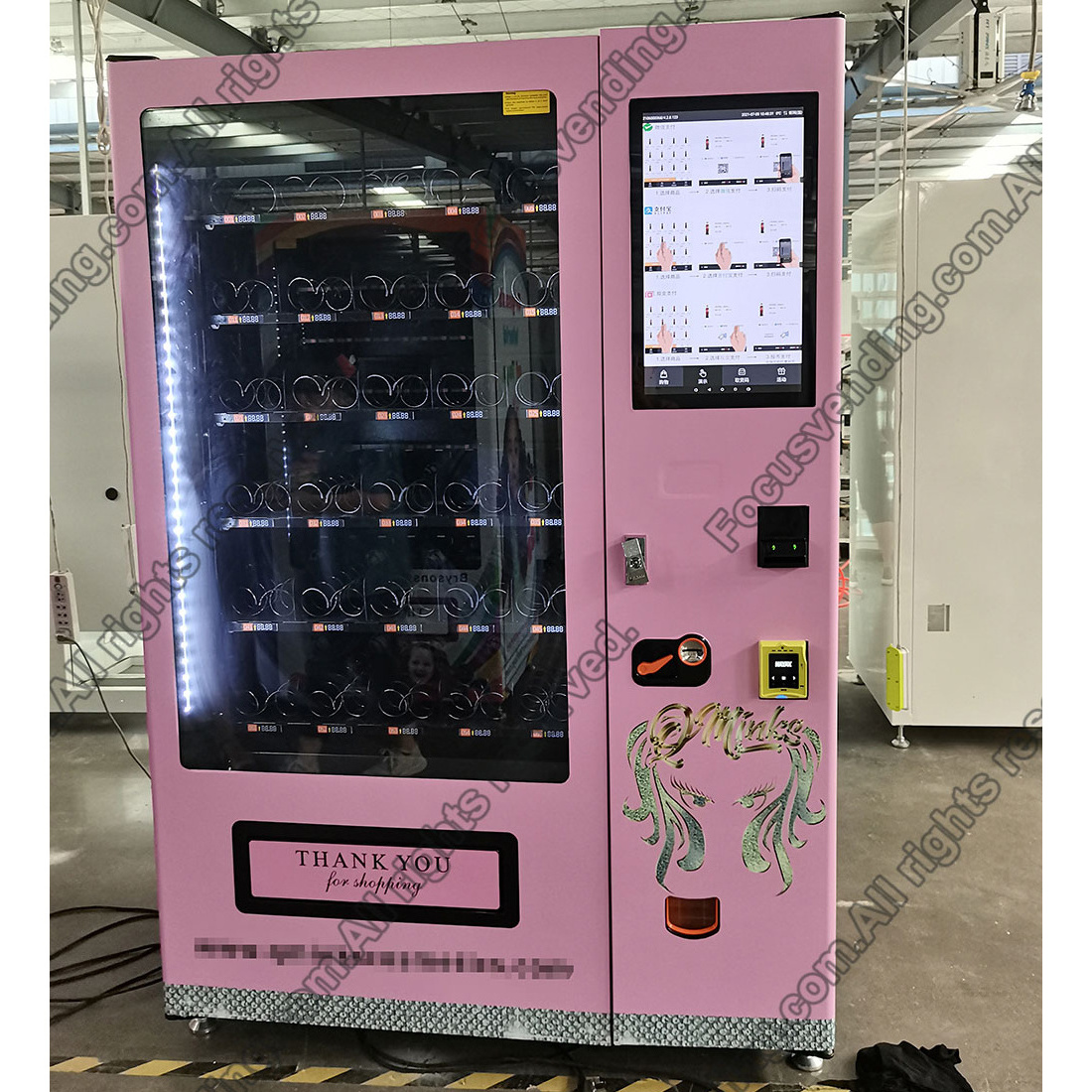 sanitary pad dispenser vending machine mini  touchscreen vending machine and retail vending machine