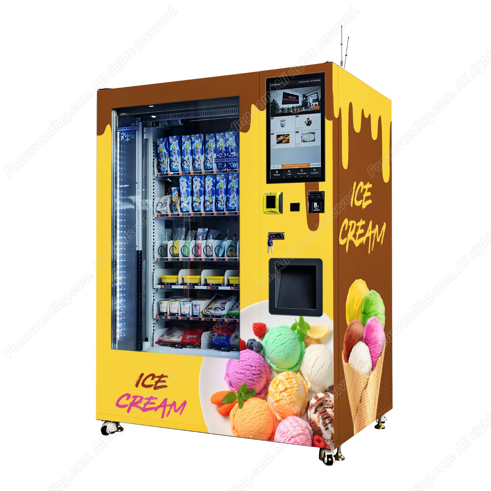 Automatic vertical style chips nuts and snacks filling and packaging machine XY Axis Lift System Refrigerator