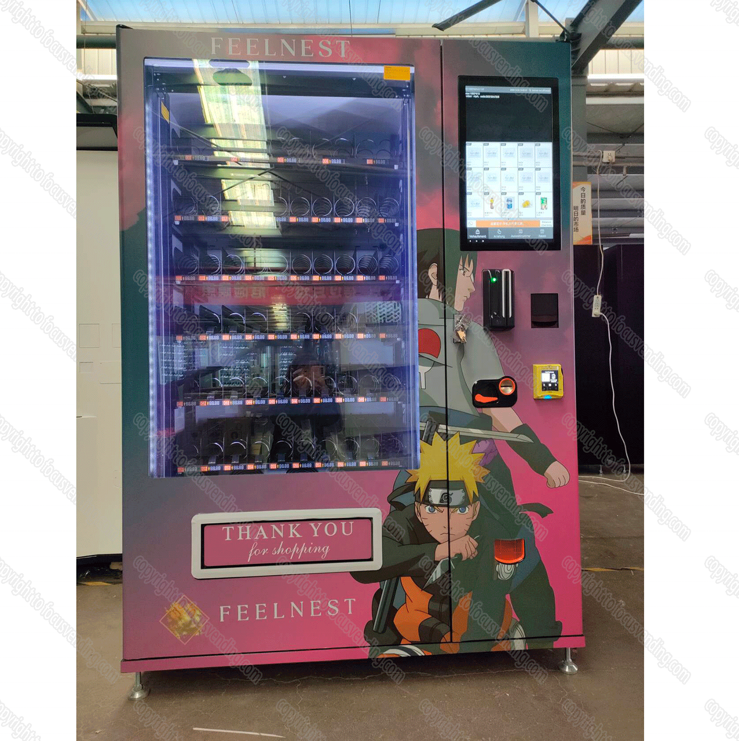 Card vending machine for Anime cards automatically dispensing popular in school