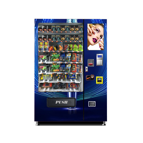 Vending machines for hair nail polishes jewelry with lcd monitor