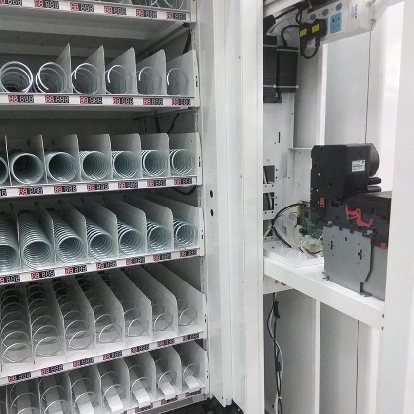 Vending machine distributor for smart mini vending machines