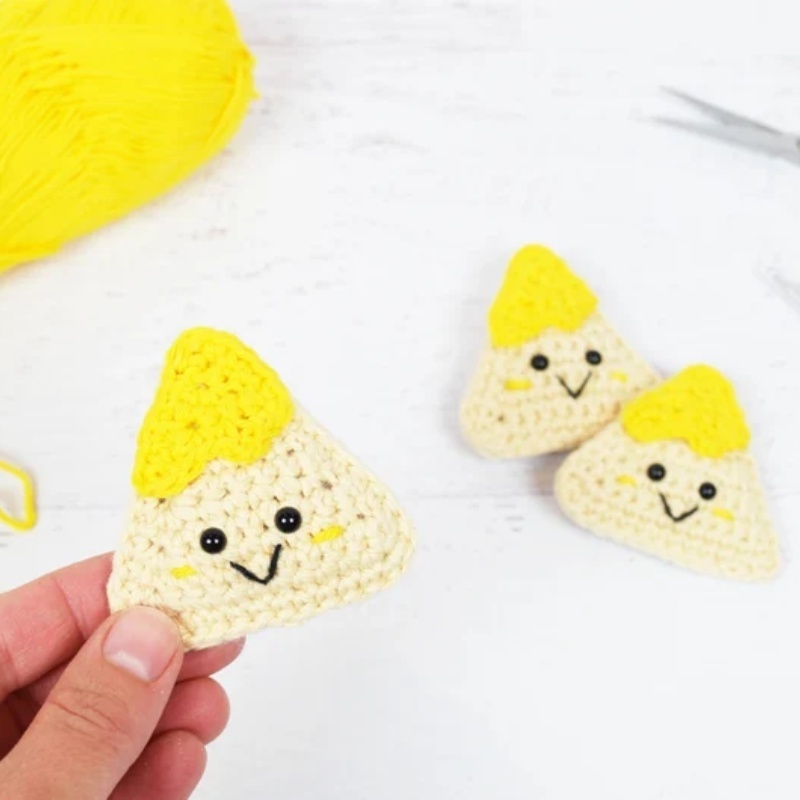 Soft Crochet Taco Amigurumi Food Toys Crocheted Mexican Food Plush Crochet Play Food For Kids