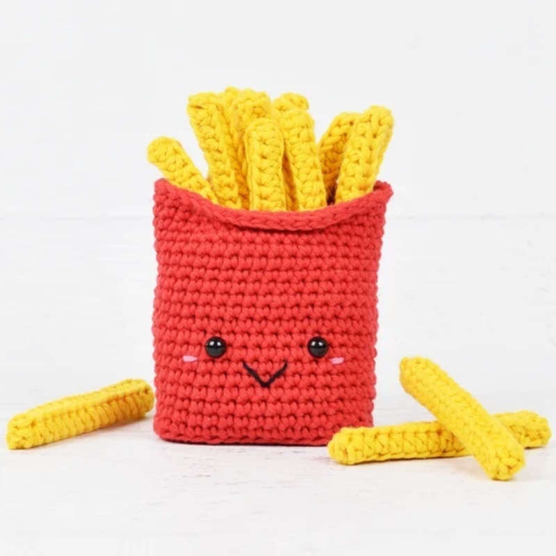 Soft Crochet Taco Amigurumi Food Toys Crocheted Mexican Food Plush Crochet Play Food For Kids